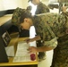 Marine recruits clean, prep for next training day on Parris Island