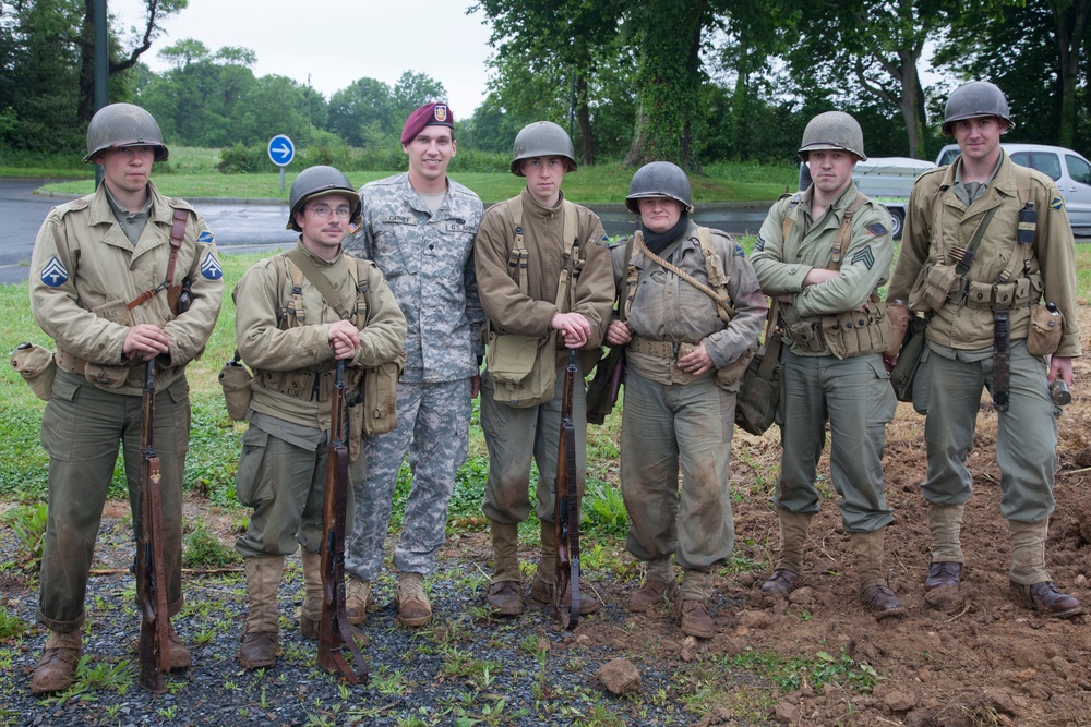 German Luftlandebrigade 1 participates in 72nd Anniversary of Normandy Landings