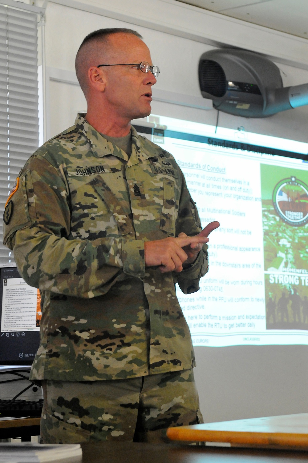 Joint Multinational Readiness Center welcomes new command sergeant major