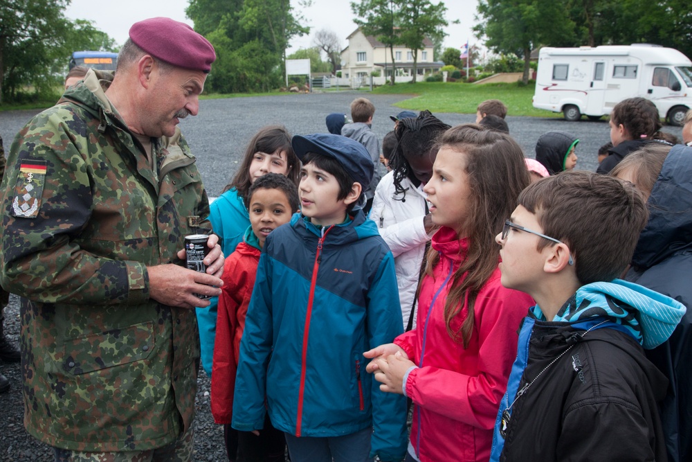 German Luftlandebrigade 1 participates in 72nd Anniversary of Normandy Landings
