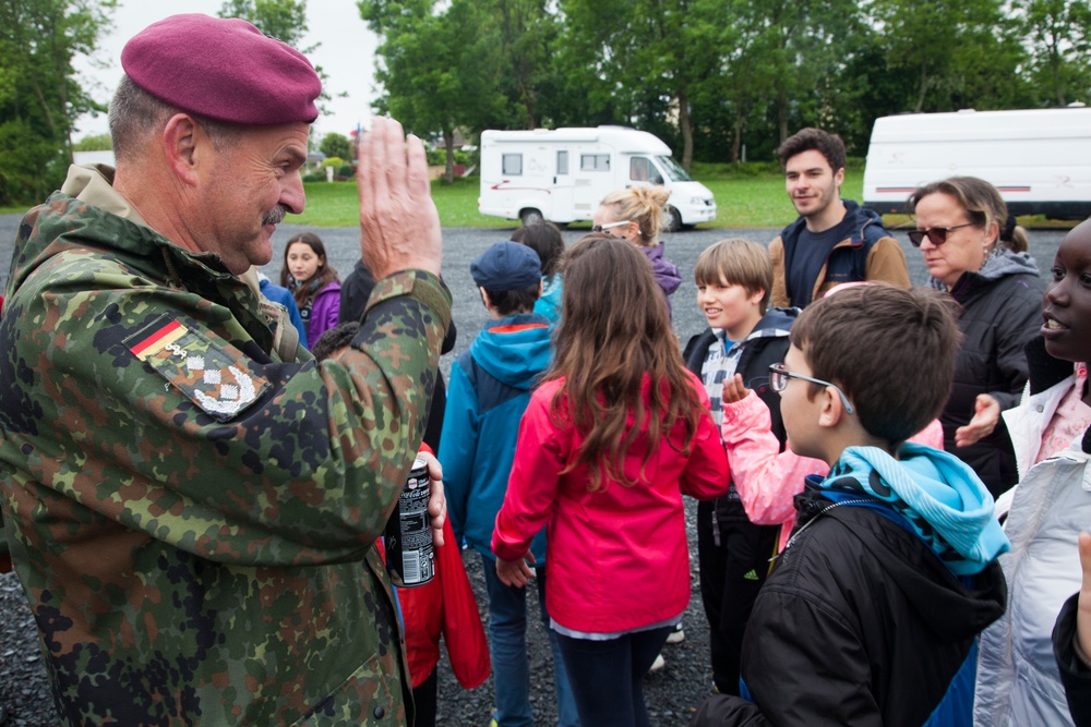 German Luftlandebrigade 1 participates in 72nd Anniversary of Normandy Landings