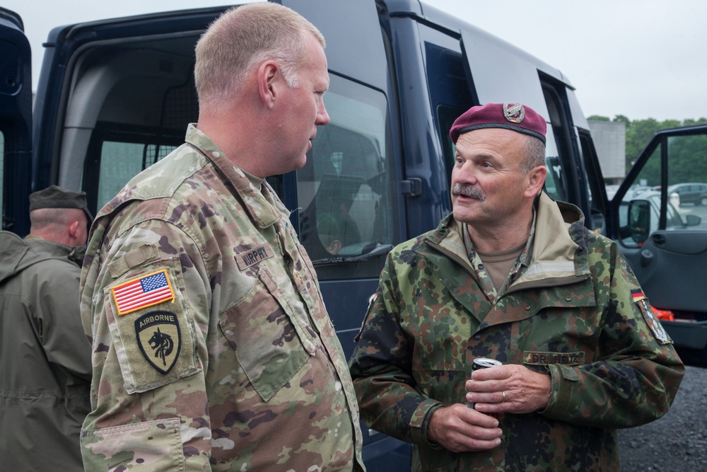 German Luftlandebrigade 1 participates in 72nd Anniversary of Normandy Landings