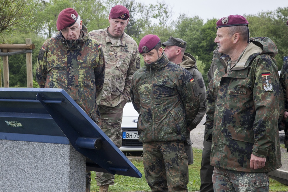 German Luftlandebrigade 1 participates in 72nd Anniversary of Normandy Landings