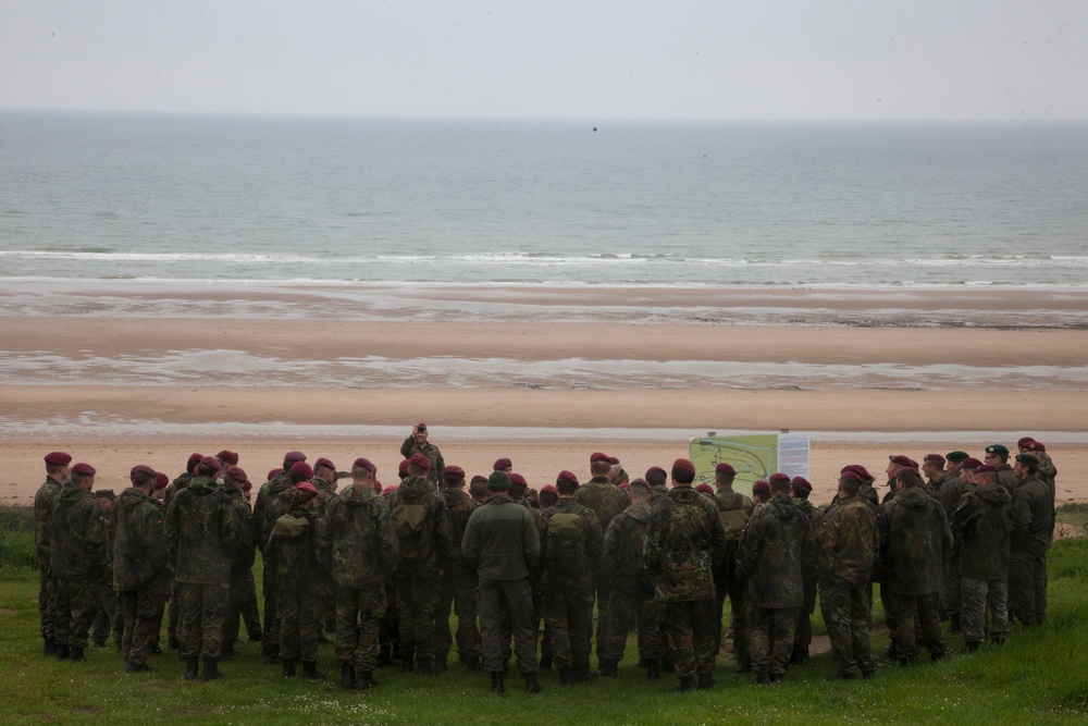 German Luftlandebrigade 1 participates in 72nd Anniversary of Normandy Landings
