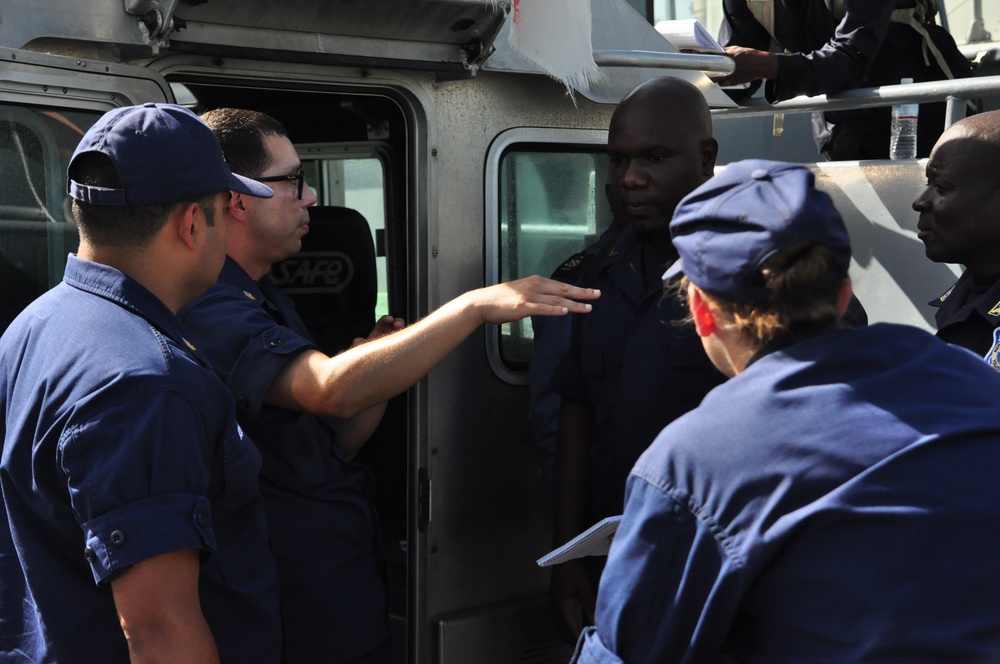 Partner nations, U.S. Coast Guard conduct joint casualty control drills at Tradewinds 2016