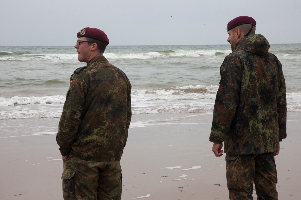 German Luftlandebrigade 1 participates in 72nd Anniversary of Normandy Landings