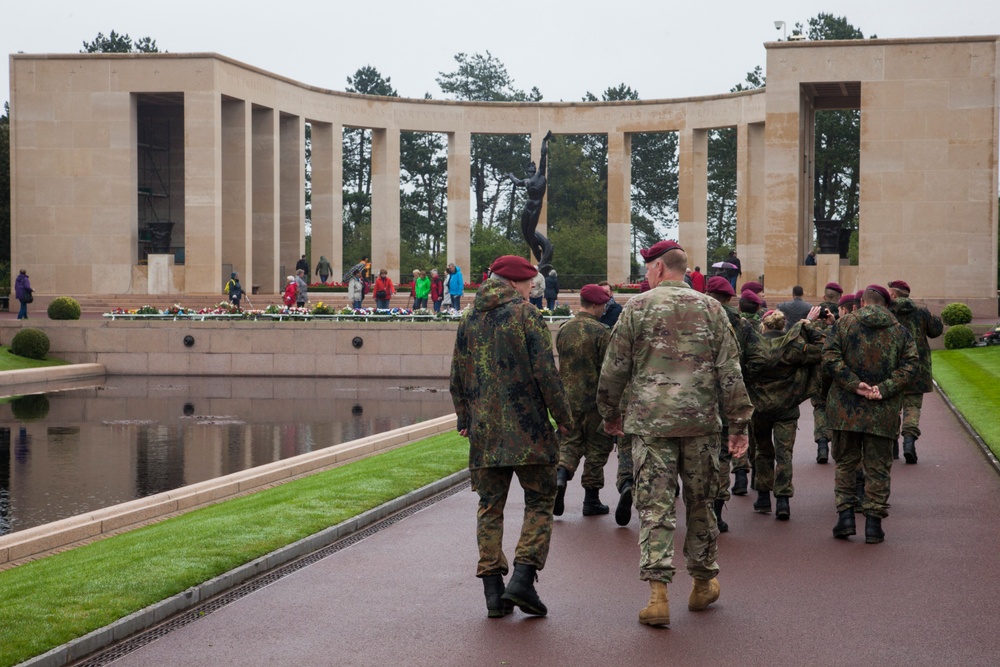 German Luftlandebrigade 1 participates in 72nd Anniversary of Normandy Landings