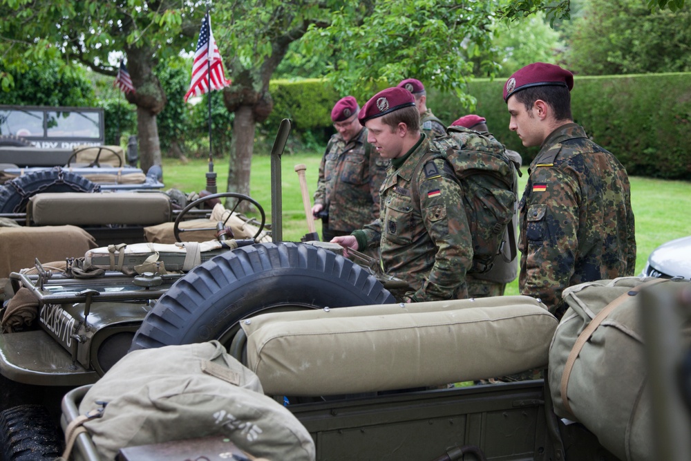 German Luftlandebrigade 1 participates in 72nd Anniversary of Normandy Landings