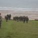 U.S. Army and German paratroopers visit Omaha Beach together