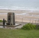 U.S. Army and German paratroopers visit Omaha Beach together