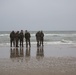 U.S. Army and German paratroopers visit Omaha Beach together