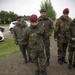 U.S. Army and German paratroopers visit Omaha Beach together