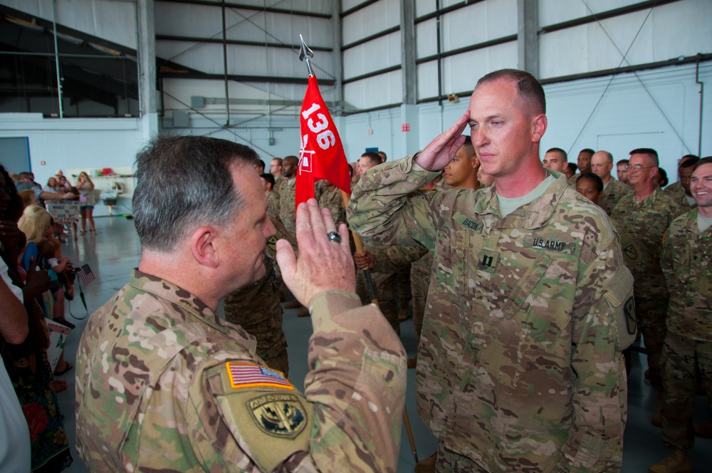 136th Expeditionary Single Battalion Redeployment Ceremony