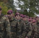 German Soldiers participate in a joint ceremony with U.S. Soldiers in Picauville, France