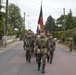 German Soldiers participate in a joint ceremony with U.S. Soldiers in Picauville, France