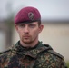 German Soldiers participate in a joint ceremony with U.S. Soldiers in Picauville, France