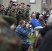 German Soldiers participate in a joint ceremony with U.S. Soldiers in Picauville, France