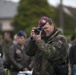 German Soldiers participate in a joint ceremony with U.S. Soldiers in Picauville, France