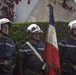 German Soldiers participate in a joint ceremony with U.S. Soldiers in Picauville, France