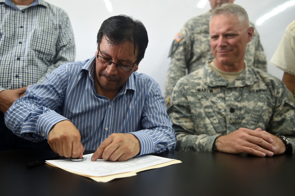 U.S. military hands over keys to new school building