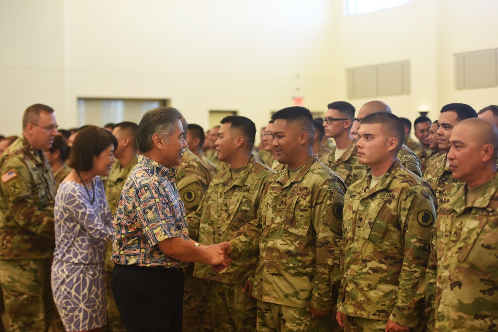 777th Aviation Support Battalion deployment ceremony