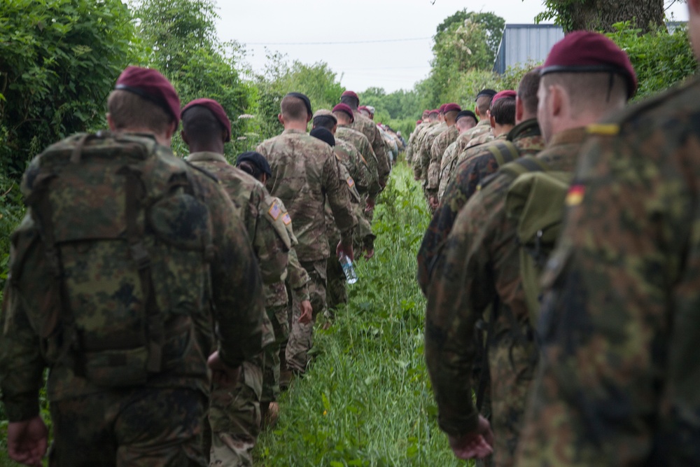 German Luftlandebrigade 1 participates in 72nd Anniversary of Normandy Landings