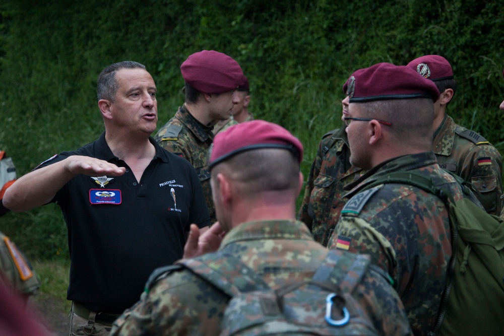 German Luftlandebrigade 1 participates in 72nd Anniversary of Normandy Landings