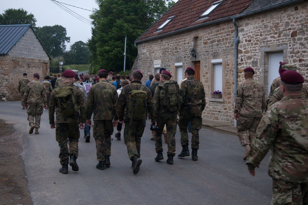 German Luftlandebrigade 1 participates in 72nd Anniversary of Normandy Landings