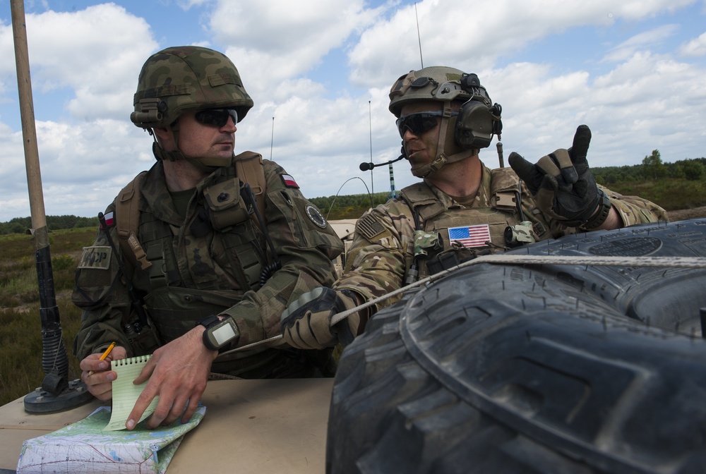 Polish forces, allies integrate for exercise Anakonda 2016