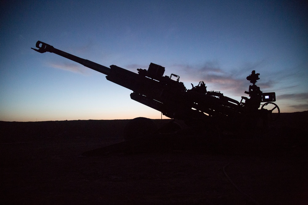 Task Force Strike Soldiers conduct fire missions