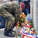 German Soldiers participate in a joint ceremony with U.S. Soldiers in Picauville, France