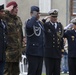 German Soldiers participate in a joint ceremony with U.S. Soldiers in Picauville, France