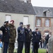 German Soldiers participate in a joint ceremony with U.S. Soldiers in Picauville, France