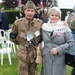 German Soldiers participate in a joint ceremony with U.S. Soldiers in Picauville, France