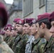 German Soldiers participate in a joint ceremony with U.S. Soldiers