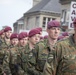 German Soldiers participate in a joint ceremony with U.S. Soldiers