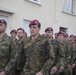 German Soldiers participate in a joint ceremony with U.S. Soldiers
