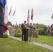 German Soldiers participate in a joint ceremony with U.S. Soldiers