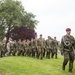 German Soldiers participate in a joint ceremony with U.S. Soldiers