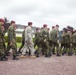 German Soldiers participate in a joint ceremony with U.S. Soldiers