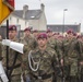 German Soldiers participate in a joint ceremony with U.S. Soldiers