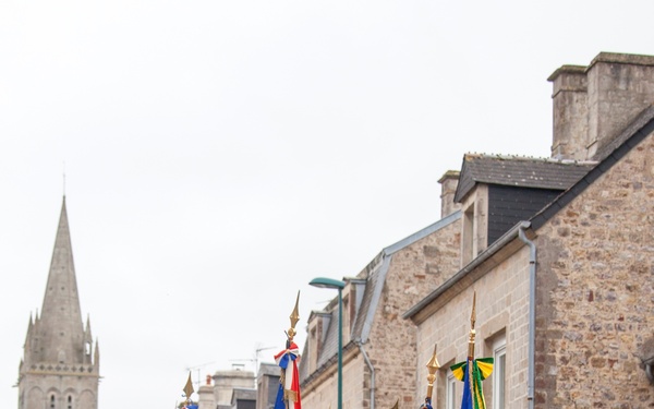 German Soldiers participate in a joint ceremony with U.S. Soldiers