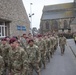 German Soldiers participate in a joint ceremony with U.S. Soldiers