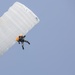 Dutch jumpmasters conduct a freefall from a Skyvan