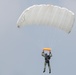 Dutch jumpmasters conduct a freefall from a Skyvan