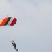 Dutch jumpmasters conduct a freefall from a Skyvan