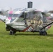 Dutch jumpmasters conduct a freefall from a Skyvan