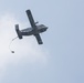 U.S. Army and Dutch and Belgium paratroopers conduct jump training from a Skyvan