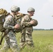 U.S. Army and Dutch and Belgium paratroopers conduct jump training from a Skyvan