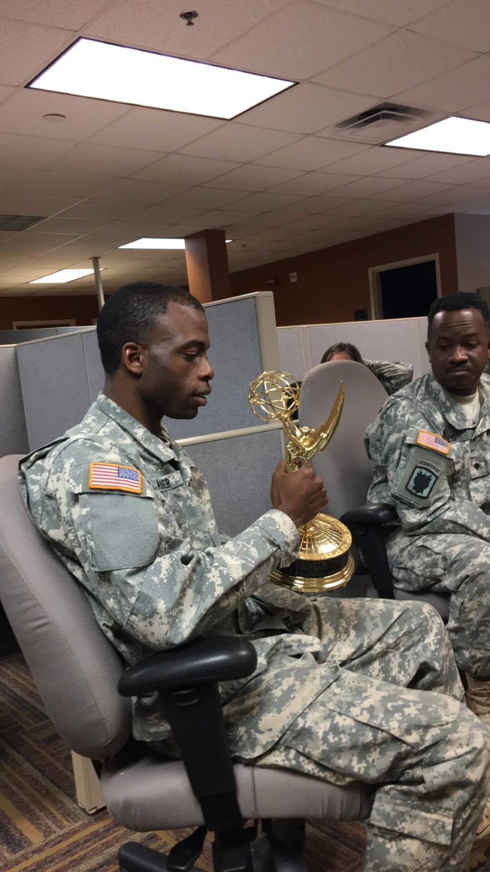 Emmy winner visits 215th